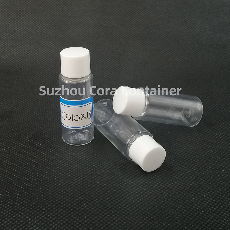 10ml Neck Size 13mm Pet Plastic Sticlă cosmetică cu capac de șurub