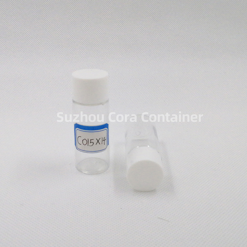 15ml Neck Size 14mm Pet Plastic Sticlă cosmetică cu capac de șurub