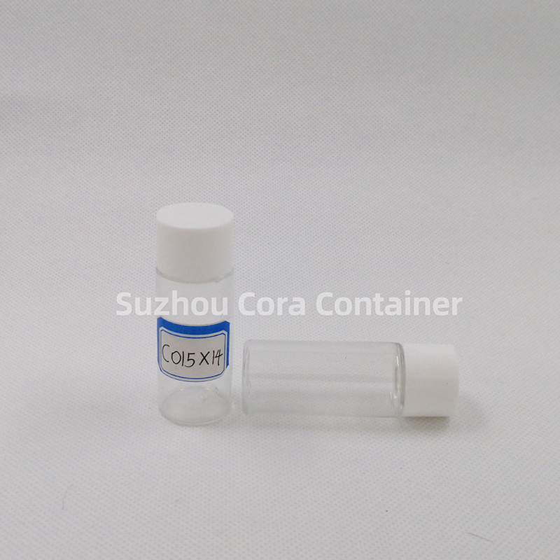 15ml Neck Size 14mm Pet Plastic Sticlă cosmetică cu capac de șurub
