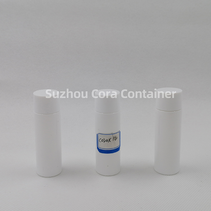 20ml Neck Size 14mm Pet Plastic Sticlă cosmetică cu capac de șurub