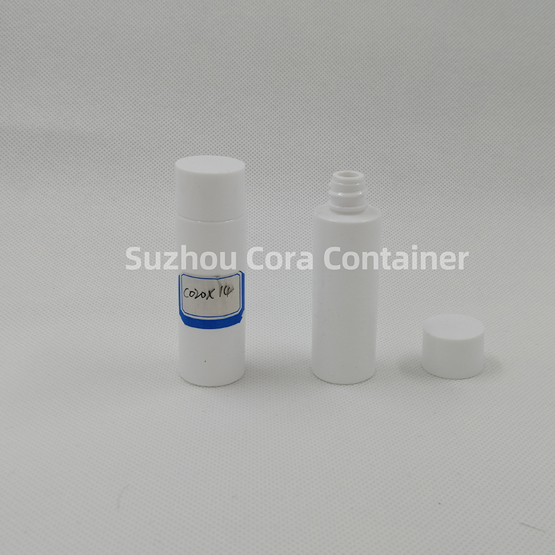 20ml Neck Size 14mm Pet Plastic Sticlă cosmetică cu capac de șurub