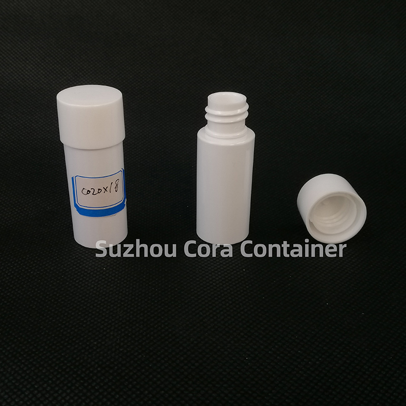 20ml Neck Size 18mm Pet Plastic Sticlă cosmetică cu capac de șurub
