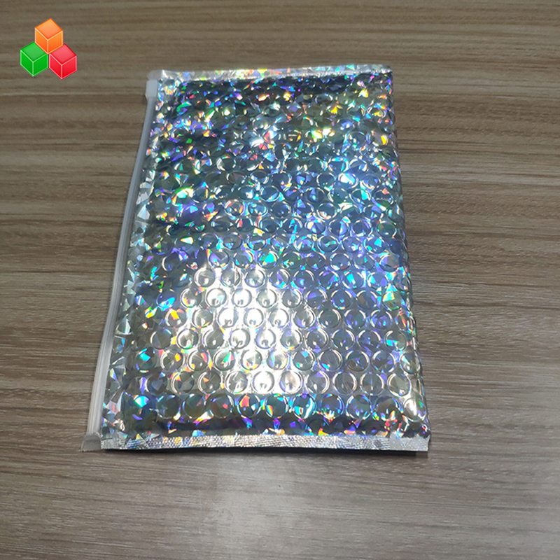 Design marime moda inchidere fara apa cu folie laser balon cu film cu laser / trusa cu fermoar cadou / balon cadou