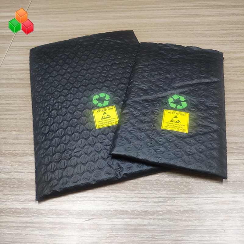 Design emblemo bullet mailers perdant sac de plastic căptuşit / co extrudate poli shipping plic balon sac de folie cu aer