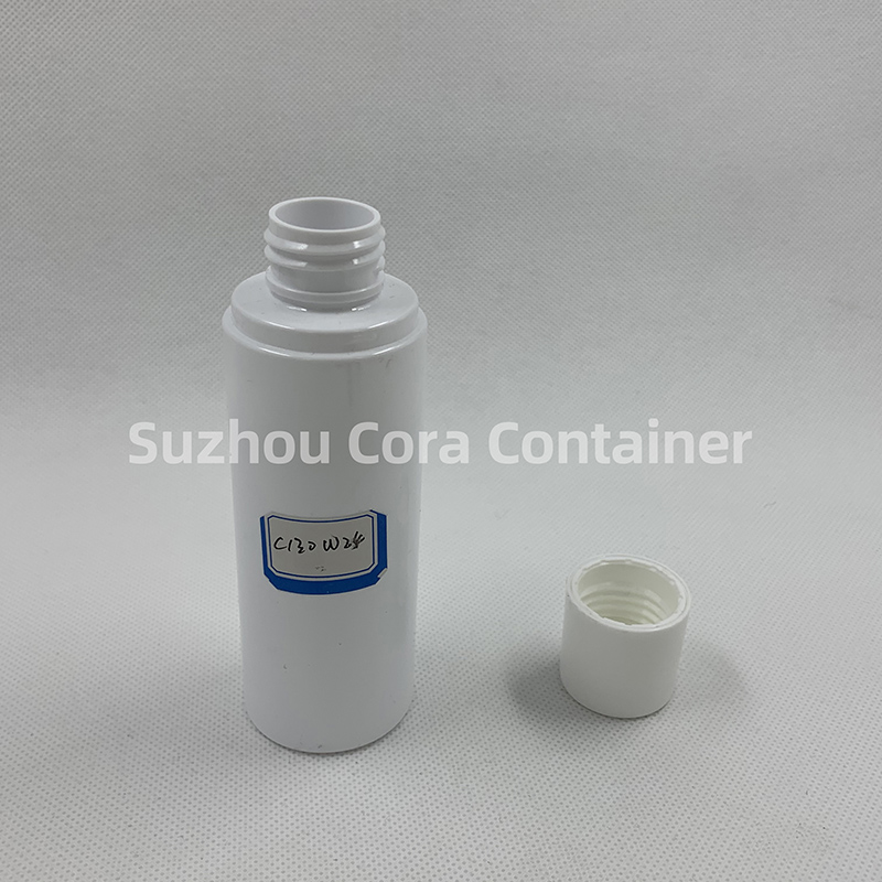 130ml Neck Size 24mm Pet Plastic Sticlă cosmetică cu capac de șurub