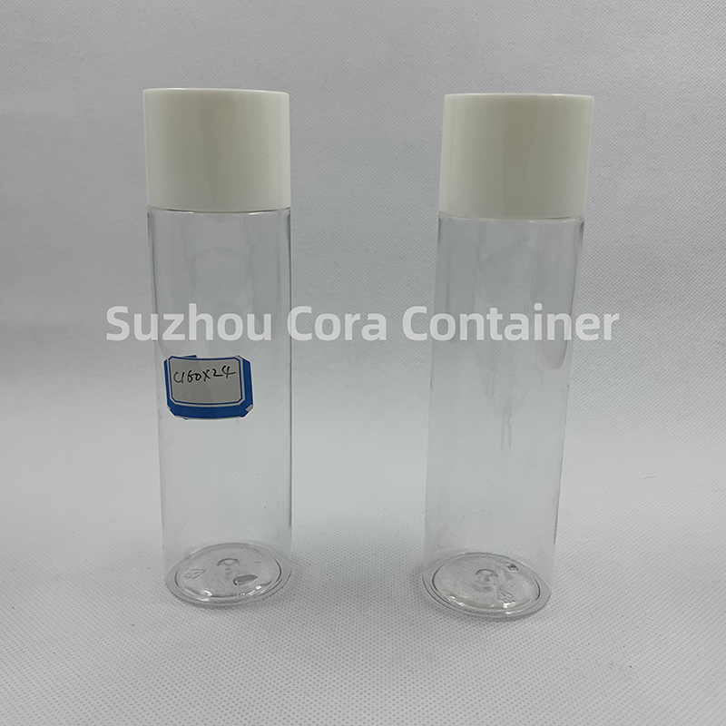 160ml Dimensiunea gâtului 24mm Plastic flacon cosmetic cu capac de șurub