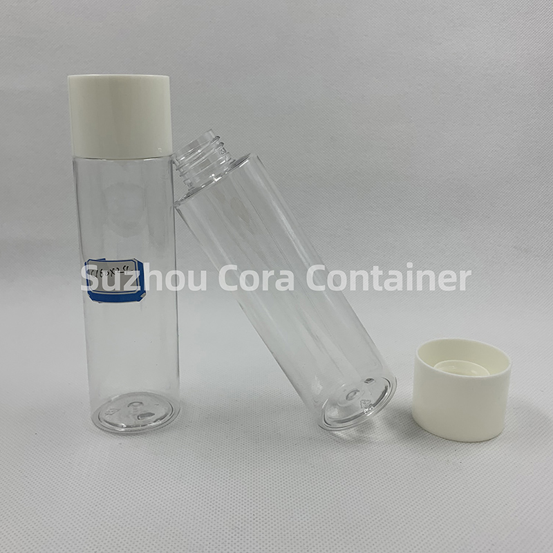 160ml Dimensiunea gâtului 24mm Plastic flacon cosmetic cu capac de șurub