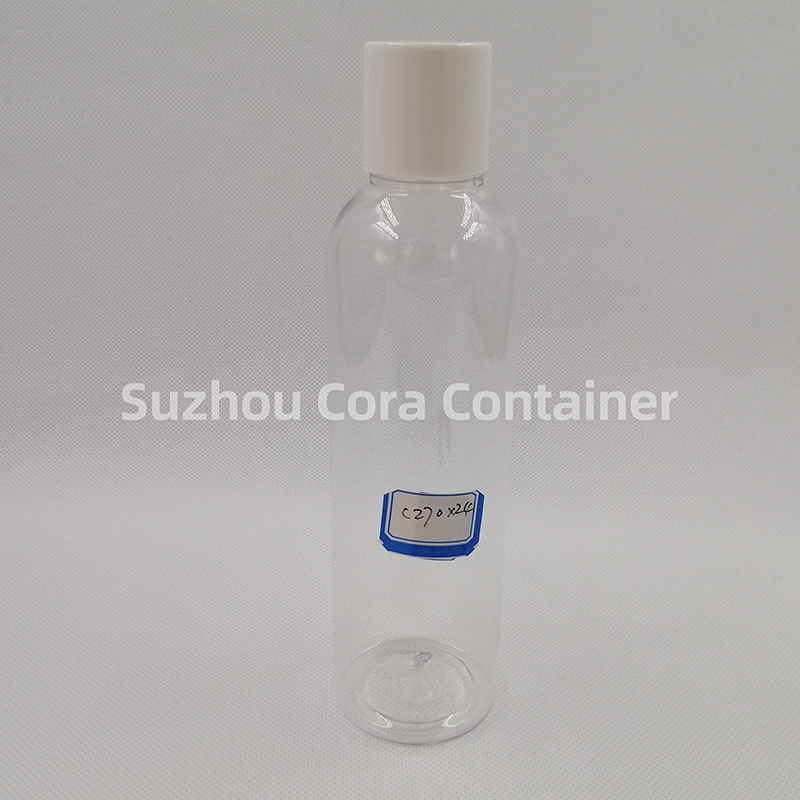270ml Neck Size 24mm Pet Plastic Sticlă cosmetică cu capac de șurub