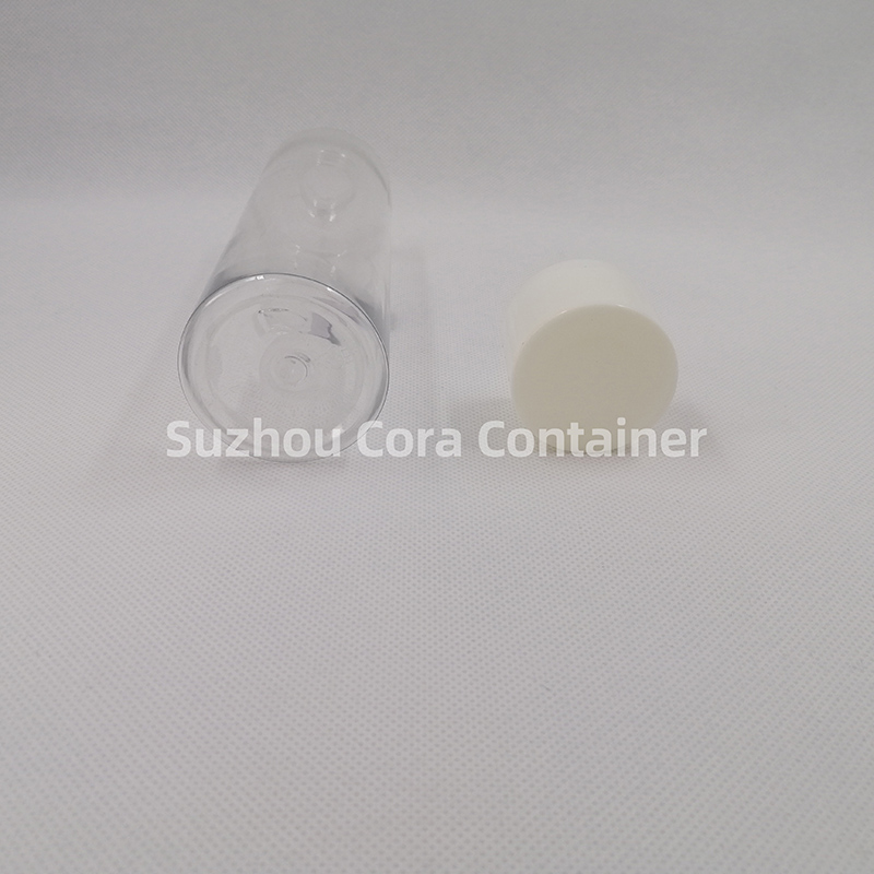 285ml Neck Size 24mm Pet Plastic Sticlă cosmetică cu capac de șurub