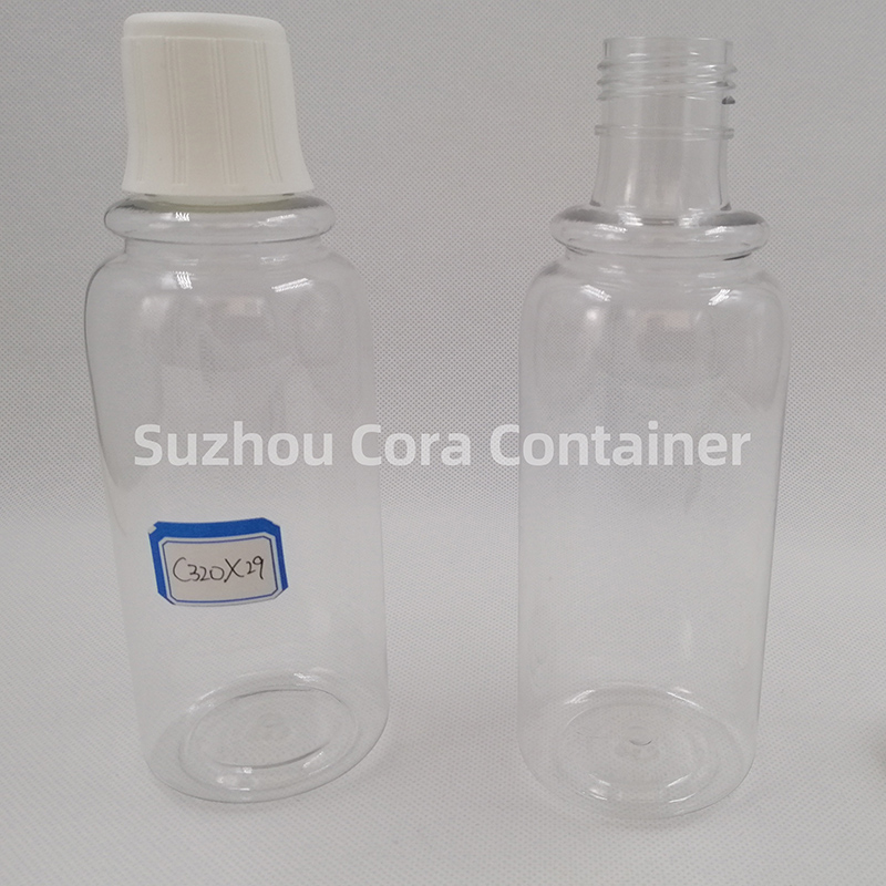 320ml Neck Size 29mm Pet Plastic Sticlă cosmetică cu capac de șurub