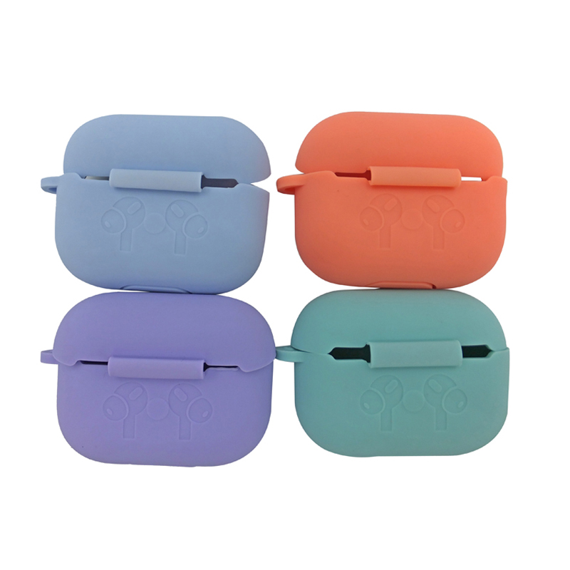 Silicon Wireless Earphone Carrying Case Pentru Airpods Pro