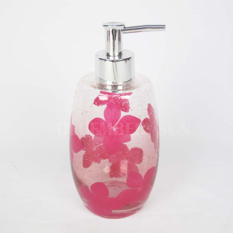 6 buc set de accesorii pentru baie din sticlă