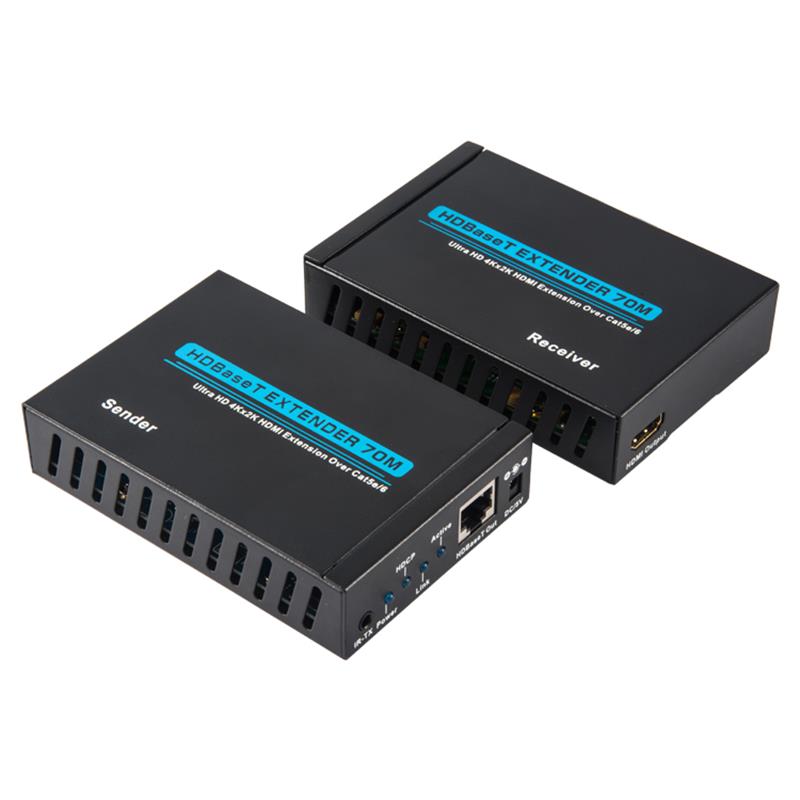 V1.4 4K HDBAET HDMI Extender 70m peste single cat5e/6 cablu 35m@4Kx2K/30Hz,70m@1080P/60Hz