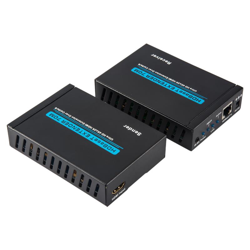 V1.4 4K HDBAET HDMI Extender 70m peste single cat5e/6 cablu 35m@4Kx2K/30Hz,70m@1080P/60Hz