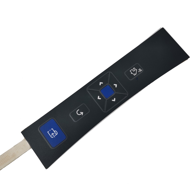 Factory PET personalizat digital Flexibil imprimare membrane Keypad Switch cu Leds