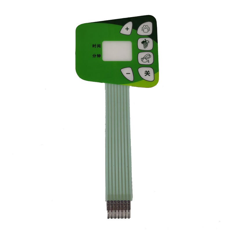 Factory PET personalizat digital Flexibil imprimare membrane Keypad Switch cu Leds