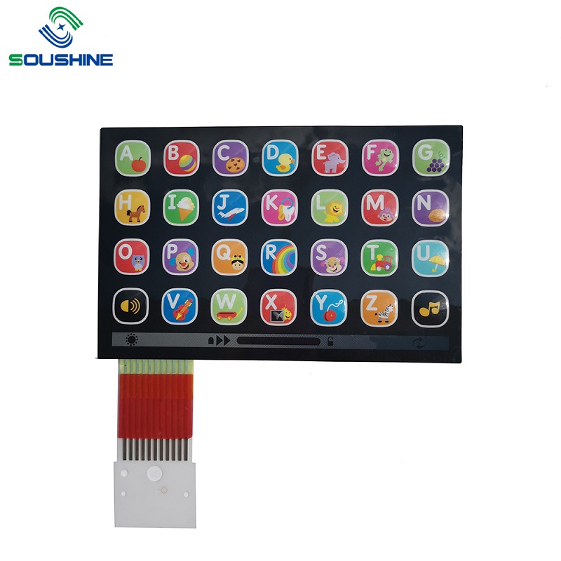 Tastatură metalică personalizată cu membrană tactilă 4x4, Tastatură matricială IP65 465