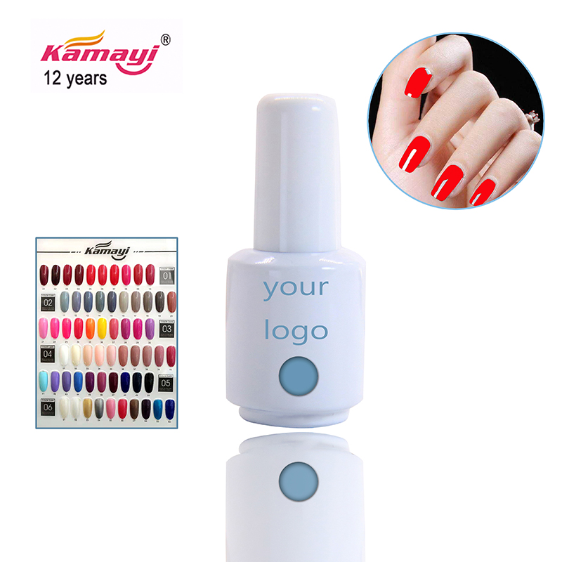 Kamayi soak off 8ml color gel gel de unghii art ieftine ieftin de înaltă calitate bey off unghii 60 culori led unghii gel lac