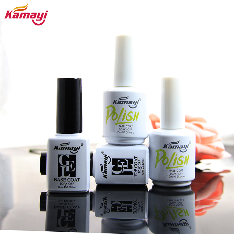 2019 nou 15 ml Kamayi temperat cu luciu înalt, de lungă durată, fără ștergare topcoat gel de unghii labe soak off uv gel privat eticheta mea