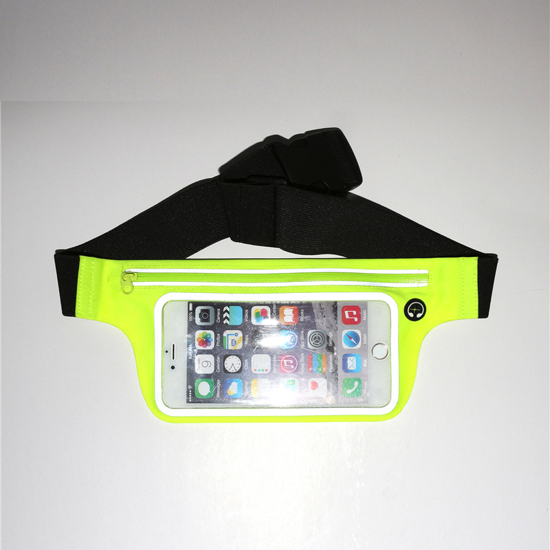 Sport Waist Pouch Bag Cu fereastră transparentă