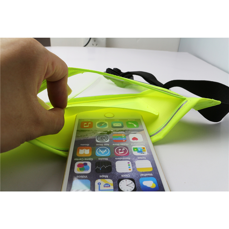 Sport Waist Pouch Bag Cu fereastră transparentă