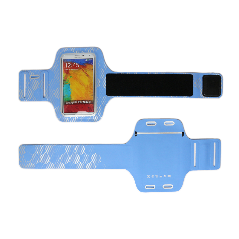 Blue Handy Ajustable Sport Armband for Smartphone