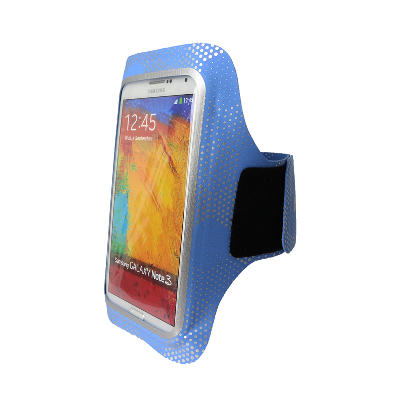 Blue Handy Ajustable Sport Armband for Smartphone