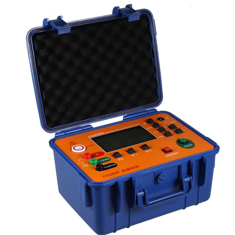 Tester de izolație digitală de înaltă tensiune de 10KV la 1000 G Ohm cu multimetru cu USB