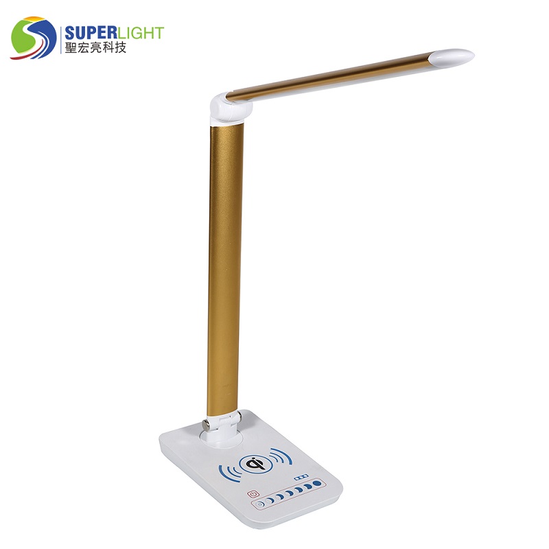 585SW led desk light with Wireless Charging desk lighting led 8w