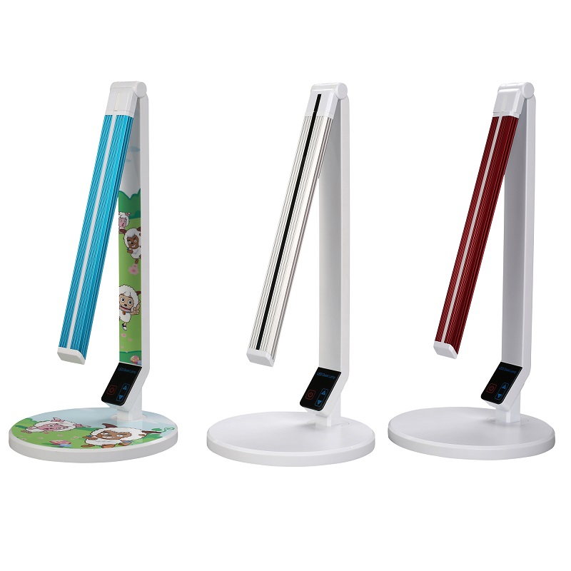 183 Lampă de birou multifuncţională LED-uri de protecție a ochilor USB care încarcă lămpi de masă cu luminozitate fără trepte