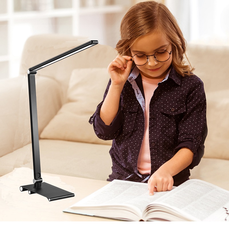 129 Lamp ă de birou pentru studiu Dimmable led table Lamp, Touch Dimmer, Color change Base Night