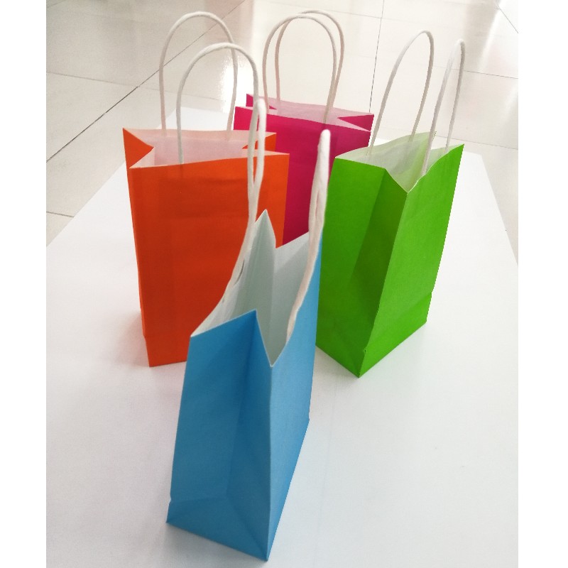 Wholesale Logo personalizat Printed Grocery Packaging Craft Brown Kraft Paper Shopping Bag with Handle