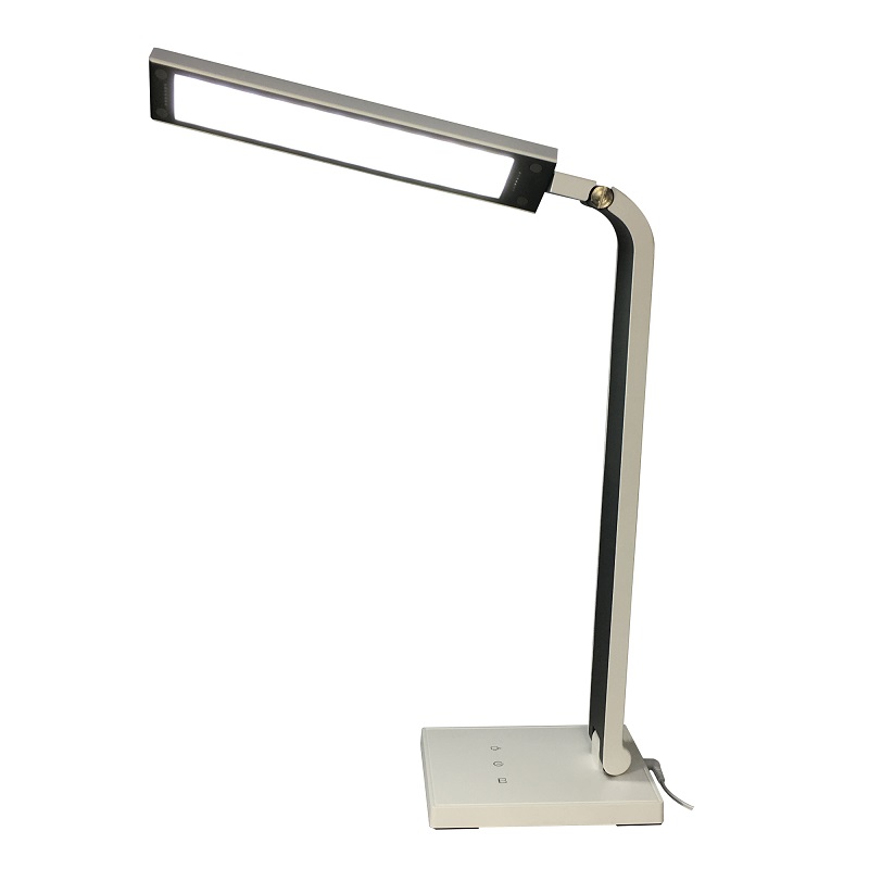 528 Portable LED Desk Lamp Citind lumina patru secțiuni de reîncărcare pliabilă fără glazură și protecție oculară