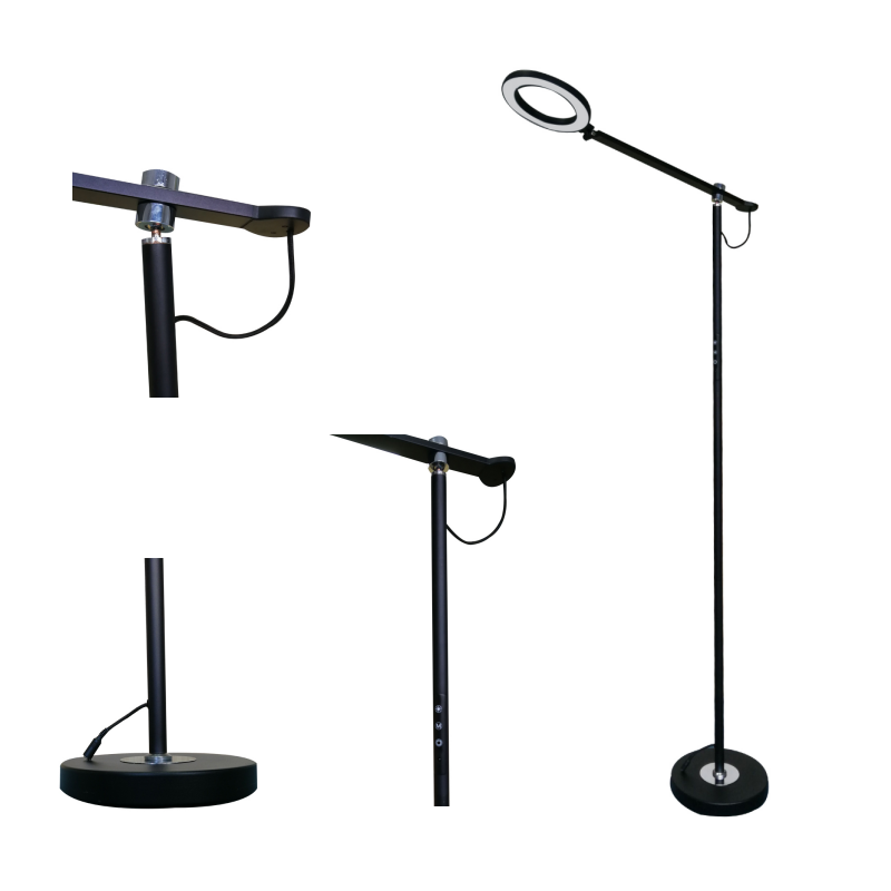 6886 Wholesale personalizat Dimmable LED Office Reading LIGHT Floor Modern Metal Lamp