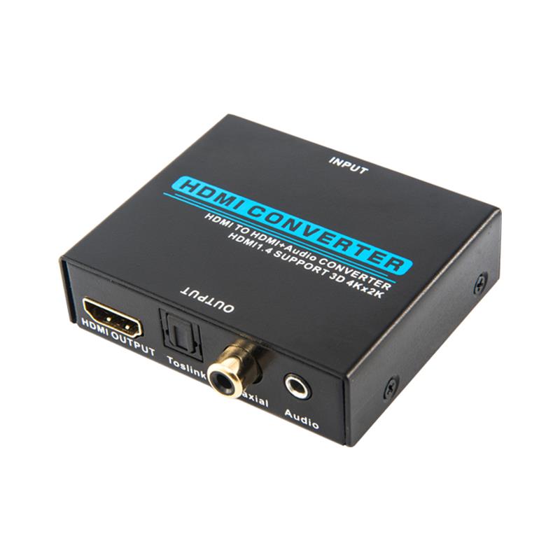 V1.4 HDMI Extractor audio HDMI la HDMI + Convertor audio Suport 3D Ultra HD 4Kx2K @ 30Hz