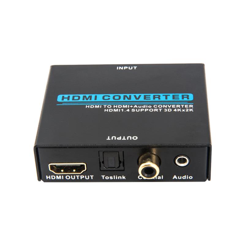 V1.4 HDMI Extractor audio HDMI la HDMI + Convertor audio Suport 3D Ultra HD 4Kx2K @ 30Hz