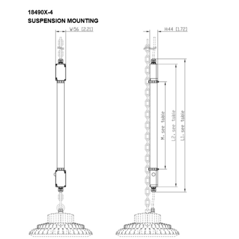 18490X-4 ECHIPAMENT DE URGENȚĂ LINEARĂ