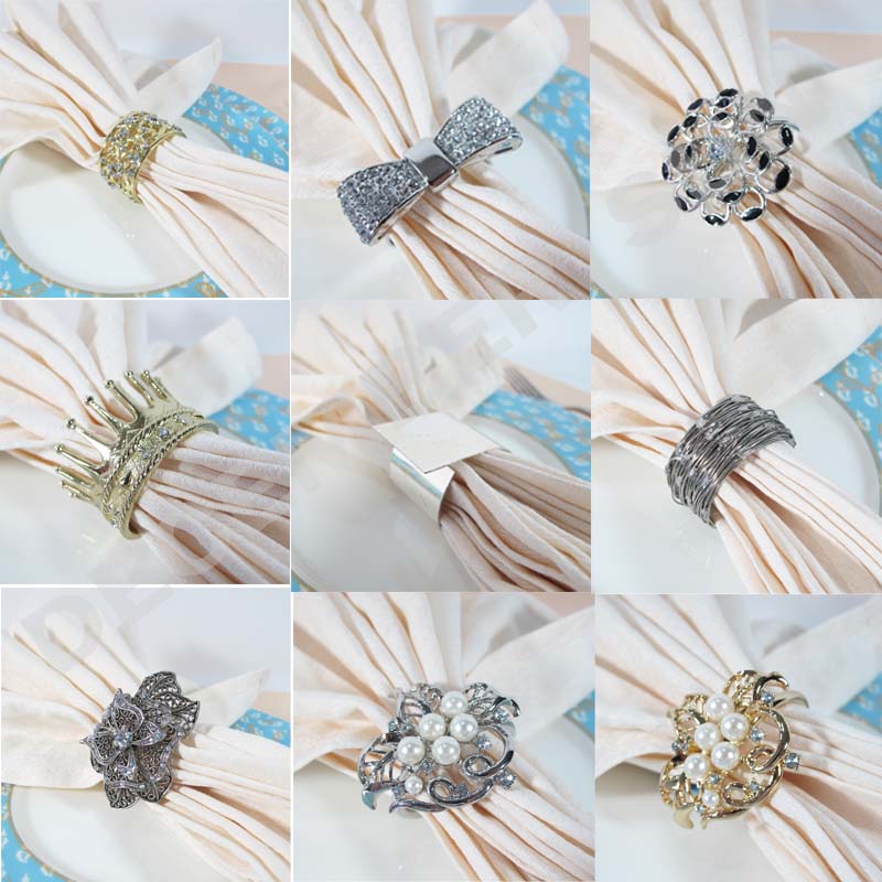 Inel de șervețel din metal soi atractiv și durabil