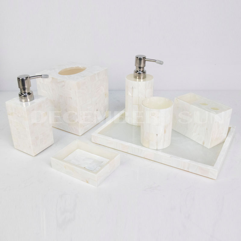 Set de accesorii pentru baie din rășină hotel design frumos