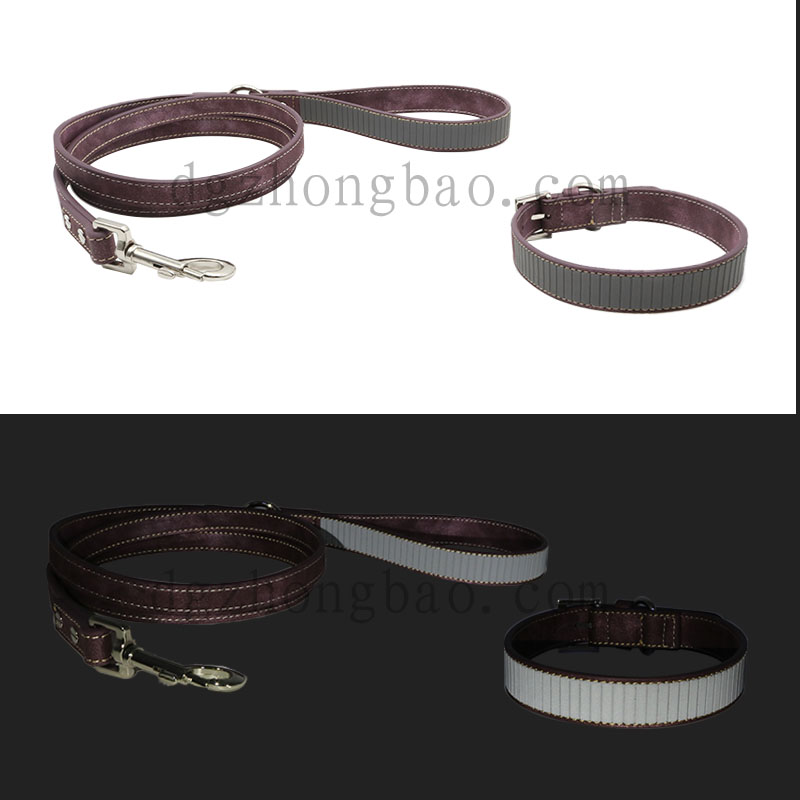 Perla de perle PU Leash Pet Pet