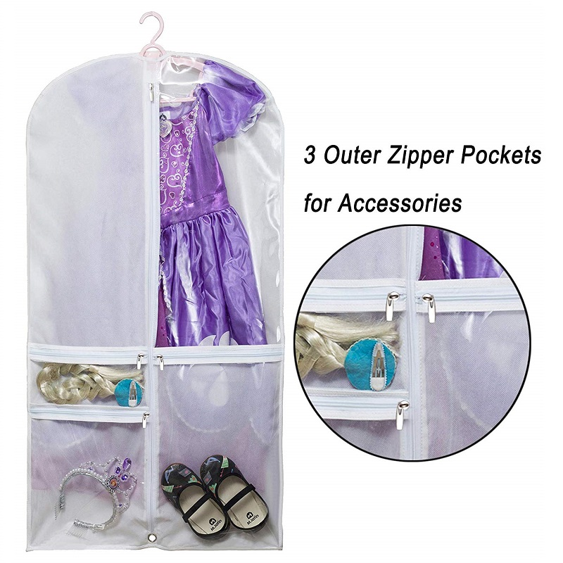 SGW13 Wholesale Baby Kids Size Clothes Protectors Hanging Garment Bags for Clotheing
