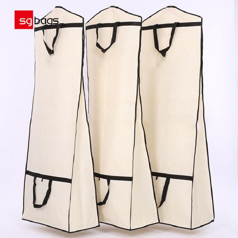 SGW03 Logo personalizat moda rochie de mireasă rochie de mireasă cutie de capacitate mare nețesută geanta de depozitare îmbrăcăminte