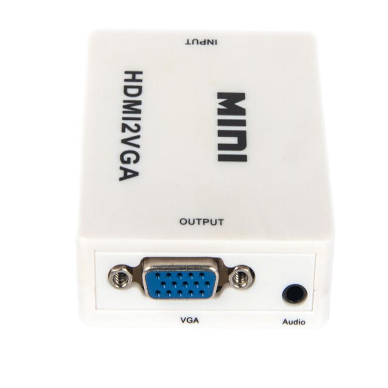 Dimensiune mini HDMI To VGA + Convertor audio 1080P