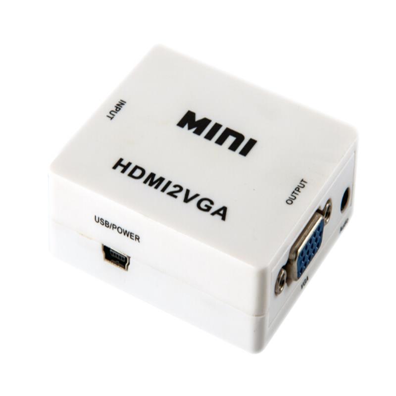 Dimensiune mini HDMI To VGA + Convertor audio 1080P