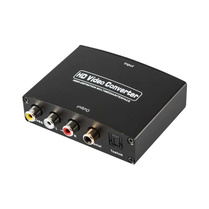 HDMI TO AV + Digital Audio Converter Scaler automat 1080P