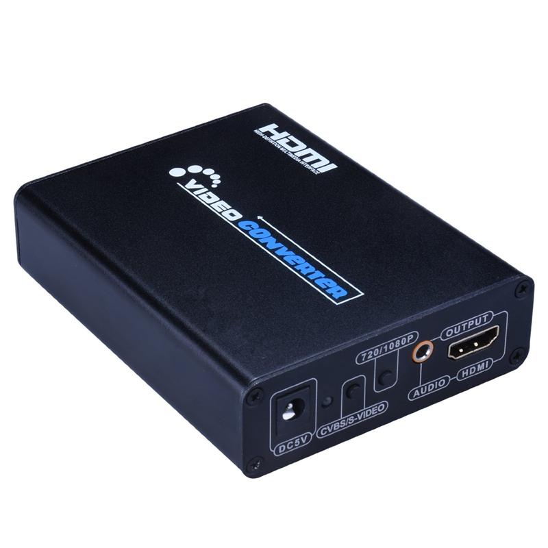 AV + S-Video to HDMI Converter 1080P