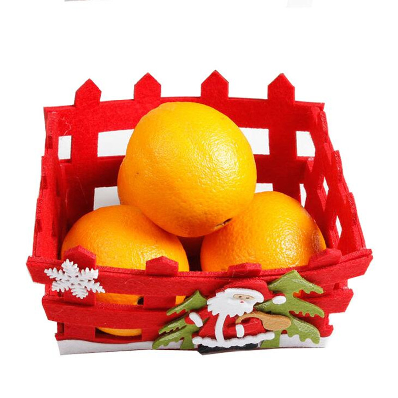 Eco Friendly Decorative Gift Basket Craciunul Felt Basket