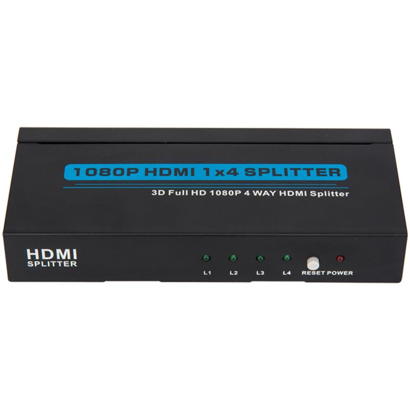4 porturi HDMI 1x4 Splitter Support 3D Full HD 1080P