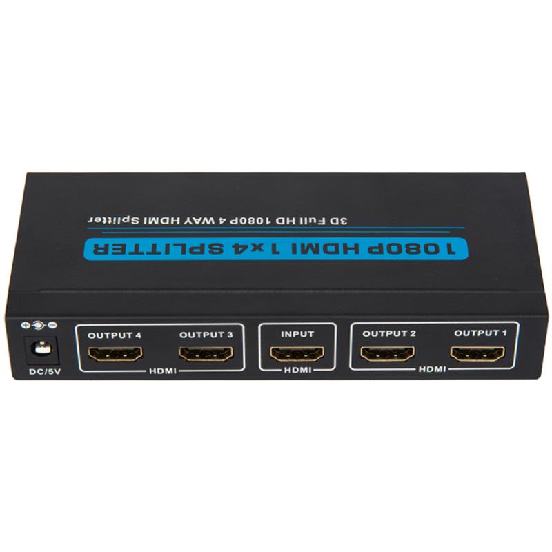 4 porturi HDMI 1x4 Splitter Support 3D Full HD 1080P