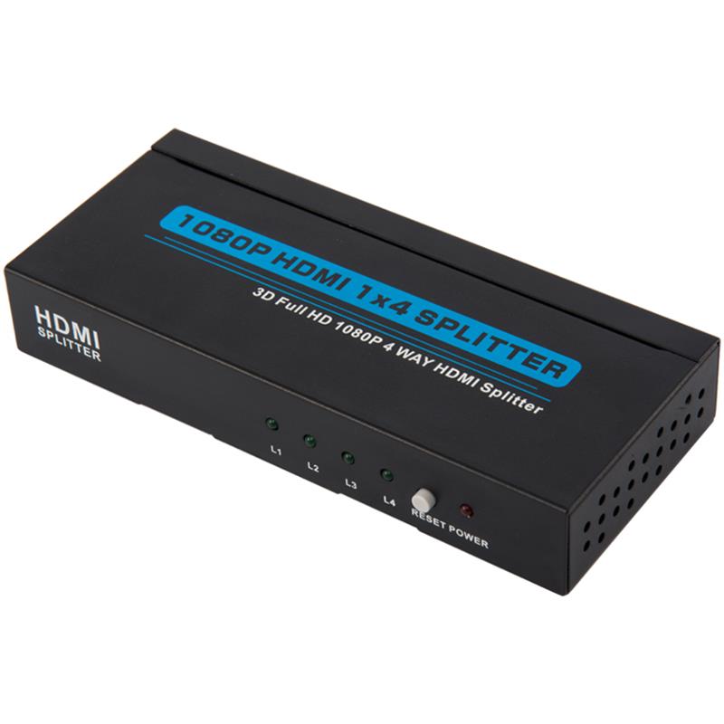 4 porturi HDMI 1x4 Splitter Support 3D Full HD 1080P